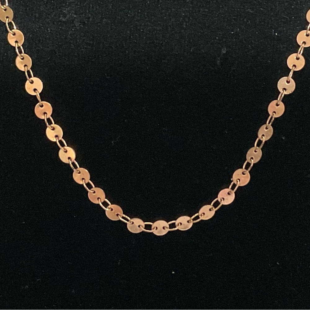 LANE BRYANT GoldTone Sequin Necklace/Wrap Bracelet
